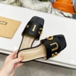 Gucci Women’S Logo Embellished Slide Sandals Black - Image 5