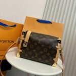 Louis Vuitton Side Trunk Monogram MM Brown 23Cm - Image 3