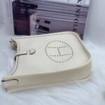 Hermes Evelyne Amazone Bag White 17cm - Image 2