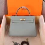 Hermes Kelly 25 Togo Handbag Gris Mouette 25Cm - Image 2