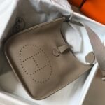 Hermes Clemence Evelyne PM Etoupe 25cm - Image 2