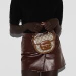 Gucci Horsebit 1955 Mini Top Handle Bag Beige And Ebony 14Cm 781387 92TCG 8563 - Image 6