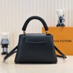 Louis Vuitton Capucines BB Bag With Charm Black 27Cm - Image 4