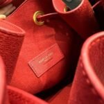 Saint Laurent Paris VII Large Flat Hobo Bag In Smooth Leather Bag Red 44Cm - Image 7