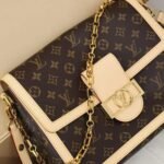 Louis Vuitton Dauphine Soft GM Bag Monogram Canvas Brown 28Cm M47149 - Image 6