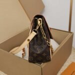Louis Vuitton Dauphine Soft GM Bag Monogram Canvas Brown 28Cm M47149 - Image 4