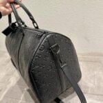 Louis Vuitton Keepall Bandoulière 50 Black 50Cm M44810 - Image 5