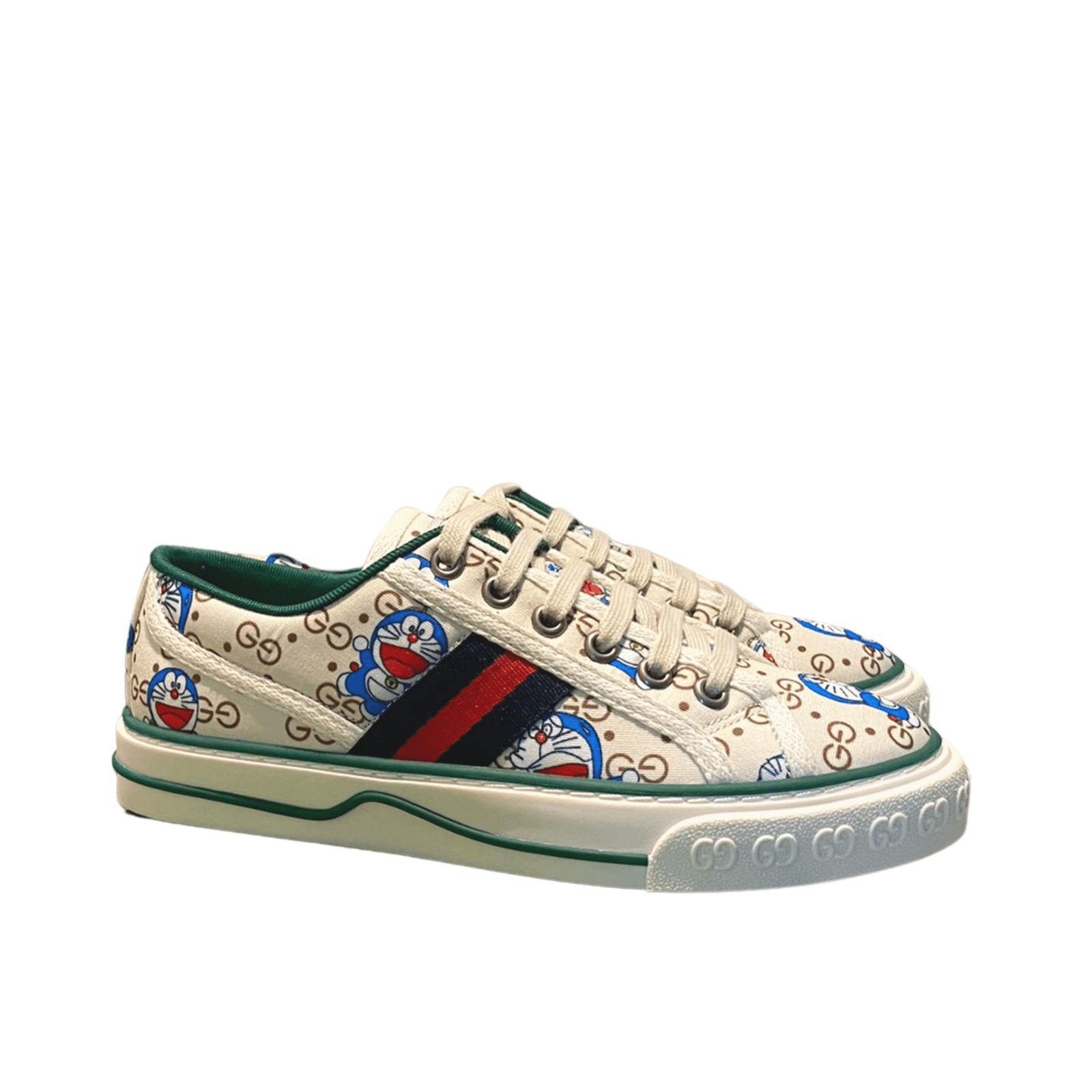 DNE-2-10 Gucci Tennis 1977 Doraemon Sneaker White - Image 1