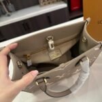 Louis Vuitton Onthego PM Monogram Empreinte Beige 25Cm M45779 - Image 6