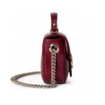 Gucci GG Marmont Mini Top Handle Bag Red 17Cm 811238 AAECK 6207 - Image 5