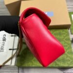 Gucci GG Marmont Medium Shoulder Bag Red 26Cm 443496 AABZC 6832 - Image 3