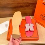 Hermes Oran Sandal Pink H231095Z C5350 - Image 6