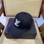 Louis Vuitton LV Signature Baseball Cap Black M7319L - Image 5