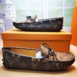 Louis Vuitton Gloria Flat Loafers Brown 1ABV23 - Image 9