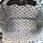 Louis Vuitton Neverfull MM Monogram Jacquard Denim Grey 31cm M21465 - Image 6