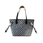 Louis Vuitton Neverfull MM Monogram Jacquard Denim Grey 31cm M21465 - Image 2