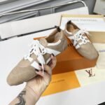 Louis Vuitton LV Sneakerina Hazelnut Brown 1AHNFA - Image 4