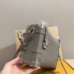 Louis Vuitton Side Trunk MM Taupe Grey 23Cm M25072 - Image 3