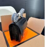 Hermes Mini Constance 19 Shiny Alligator Palladium Hardware Black 19Cm - Image 3