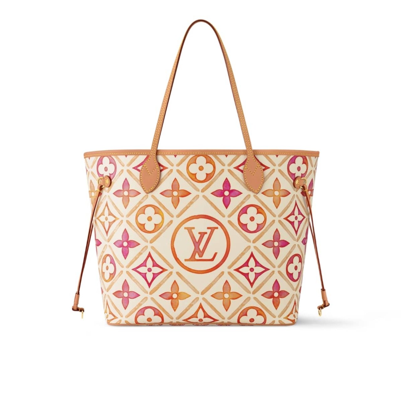 Thumbnail-12-2 Louis Vuitton Neverfull MM Autres Toiles Monogram Coral 31Cm M25317 - Image 1