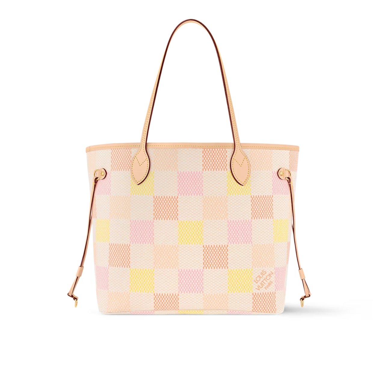 Thumbnail-15-2 Louis Vuitton Neverfull MM Damier Canvas Peach 31Cm N40668 - Image 1