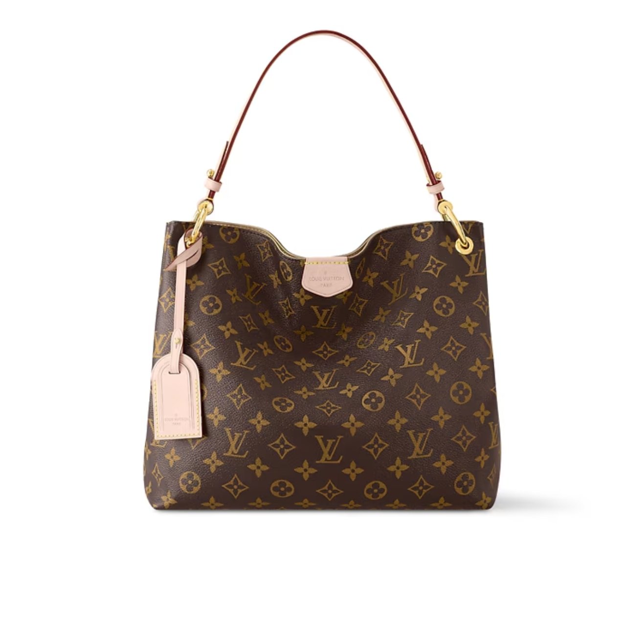 Thumbnail-17-9 Louis Vuitton Graceful PM Monogram Canvas Red 35Cm - Image 1