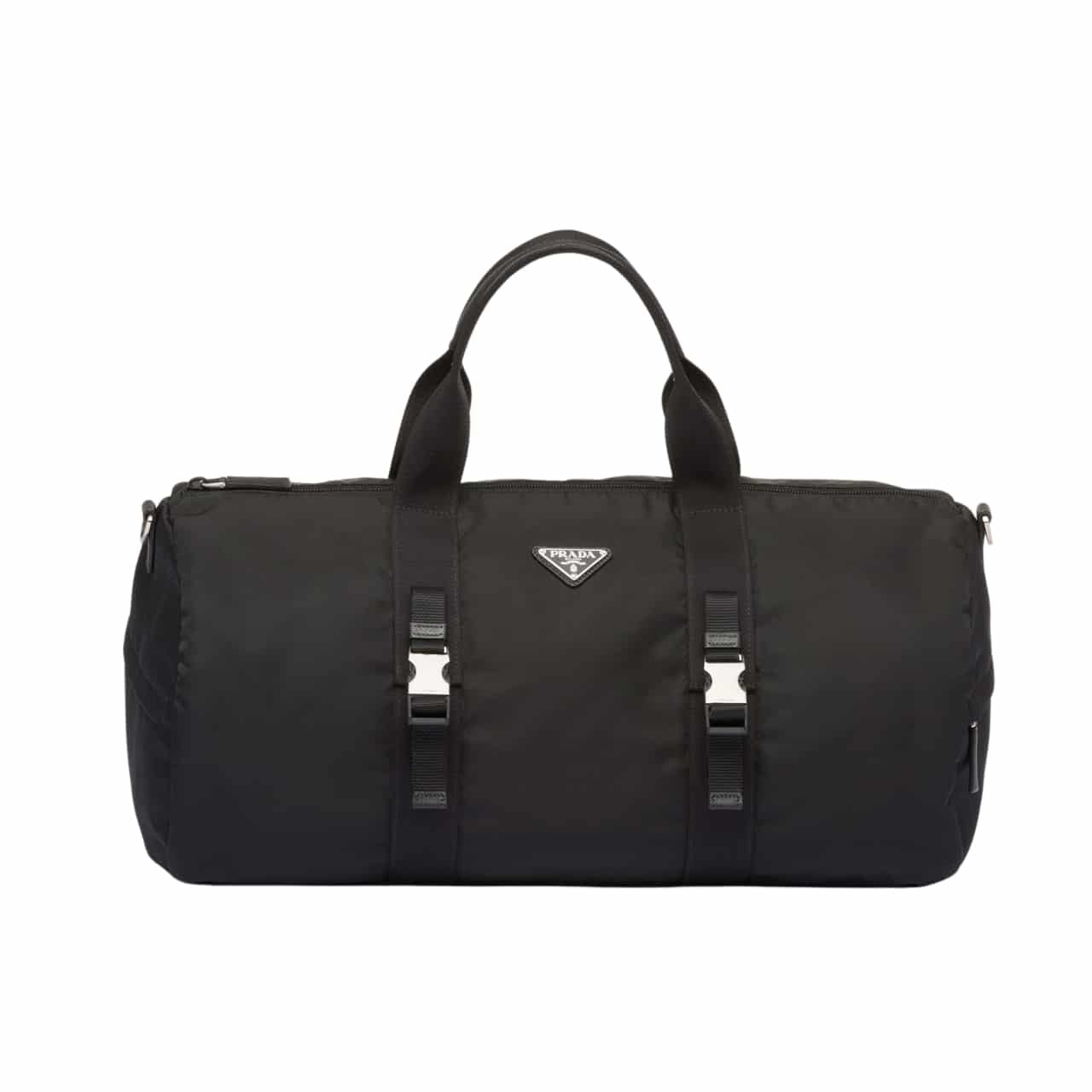 Thumbnail-2-2 Prada Re Nylon And Saffiano Leather Duffle Bag 50Cm 2VC015 2DMG F0002 V MON - Image 1