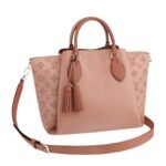 Louis Vuitton Haumea Mahina Magnolia Pink Leather Bag 30Cm M55030