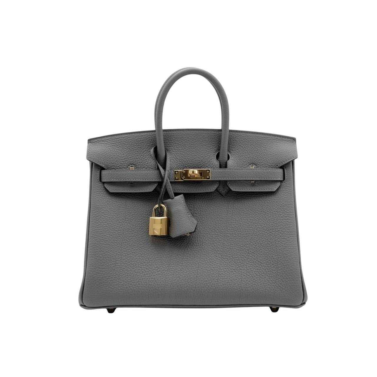 Thumbnail-30-3 Hermes Birkin 25 Togo Gris Meyer 25Cm - Image 1