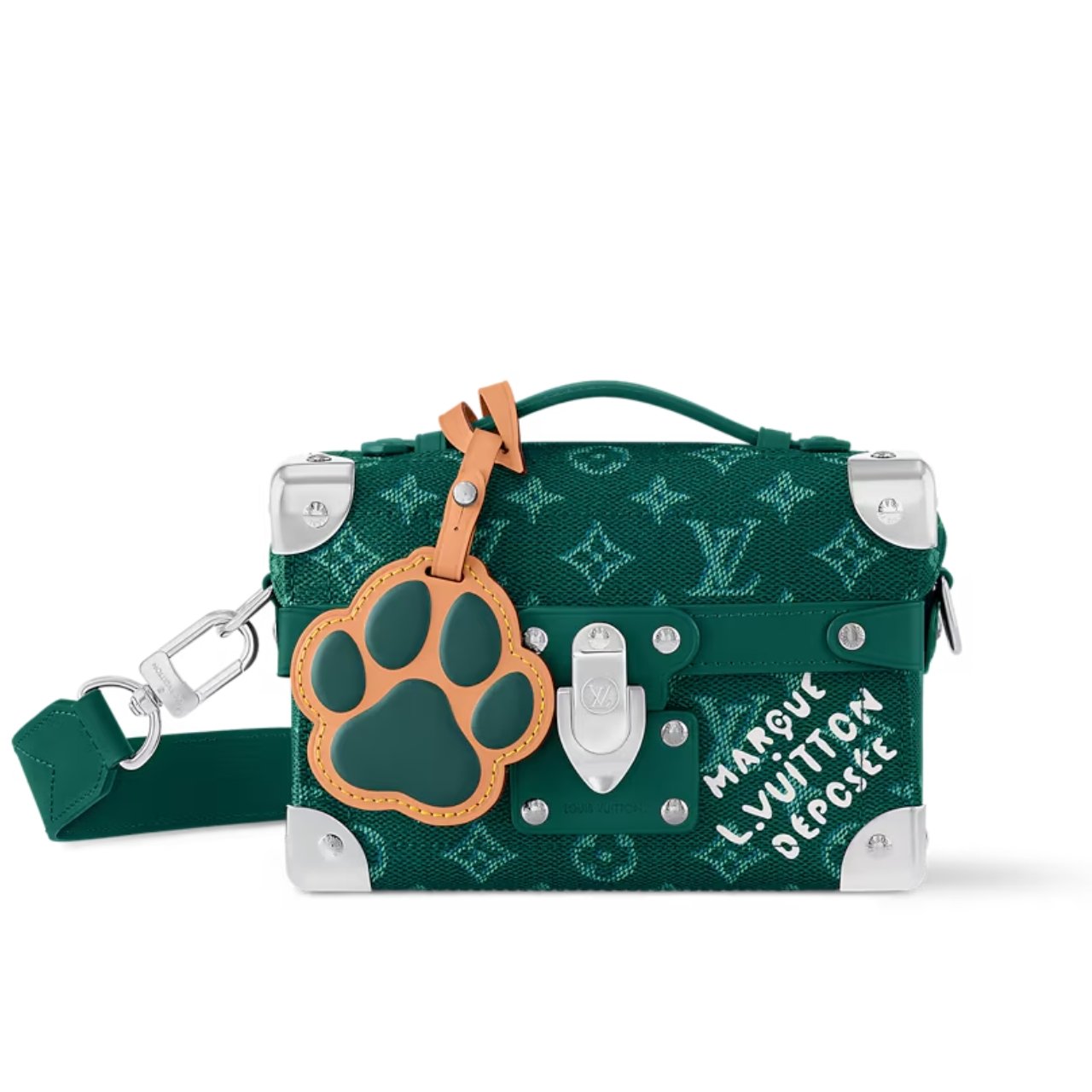 Thumbnail-33-6 Louis Vuitton Soul Trunk Bag Green 19Cm M12686 - Image 1