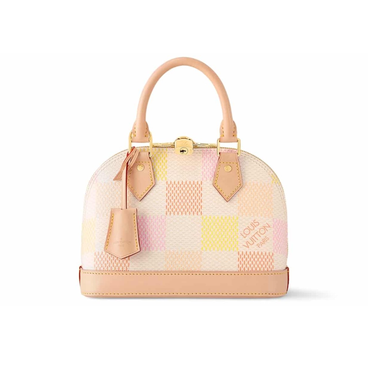 Thumbnail-35-3 Louis Vuitton Alma BB Damier Canvas Peach 20Cm N40516 - Image 1