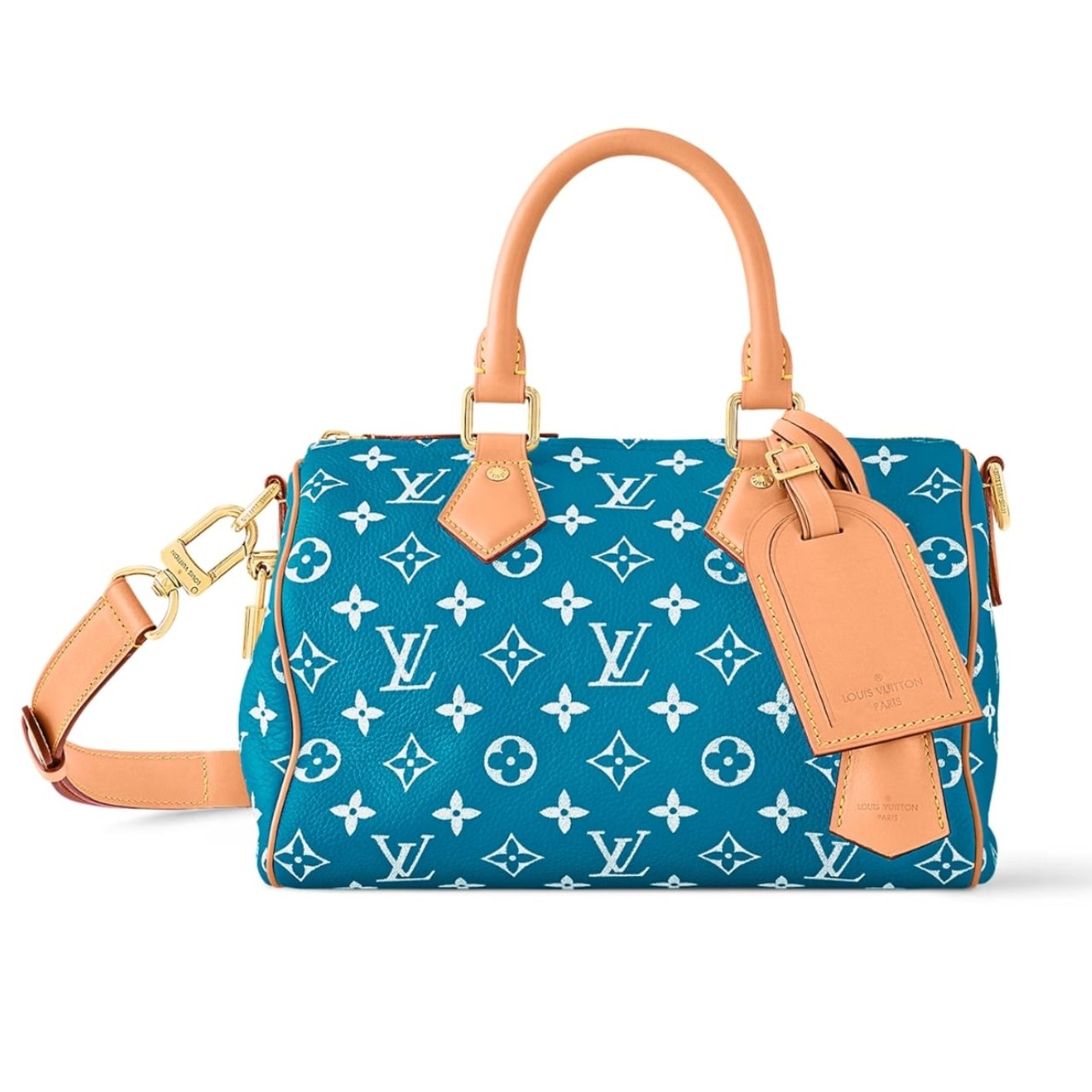Thumbnail-46 Louis Vuitton Speedy P9 Bandoulière 25 Blue 40Cm M24424 - Image 1