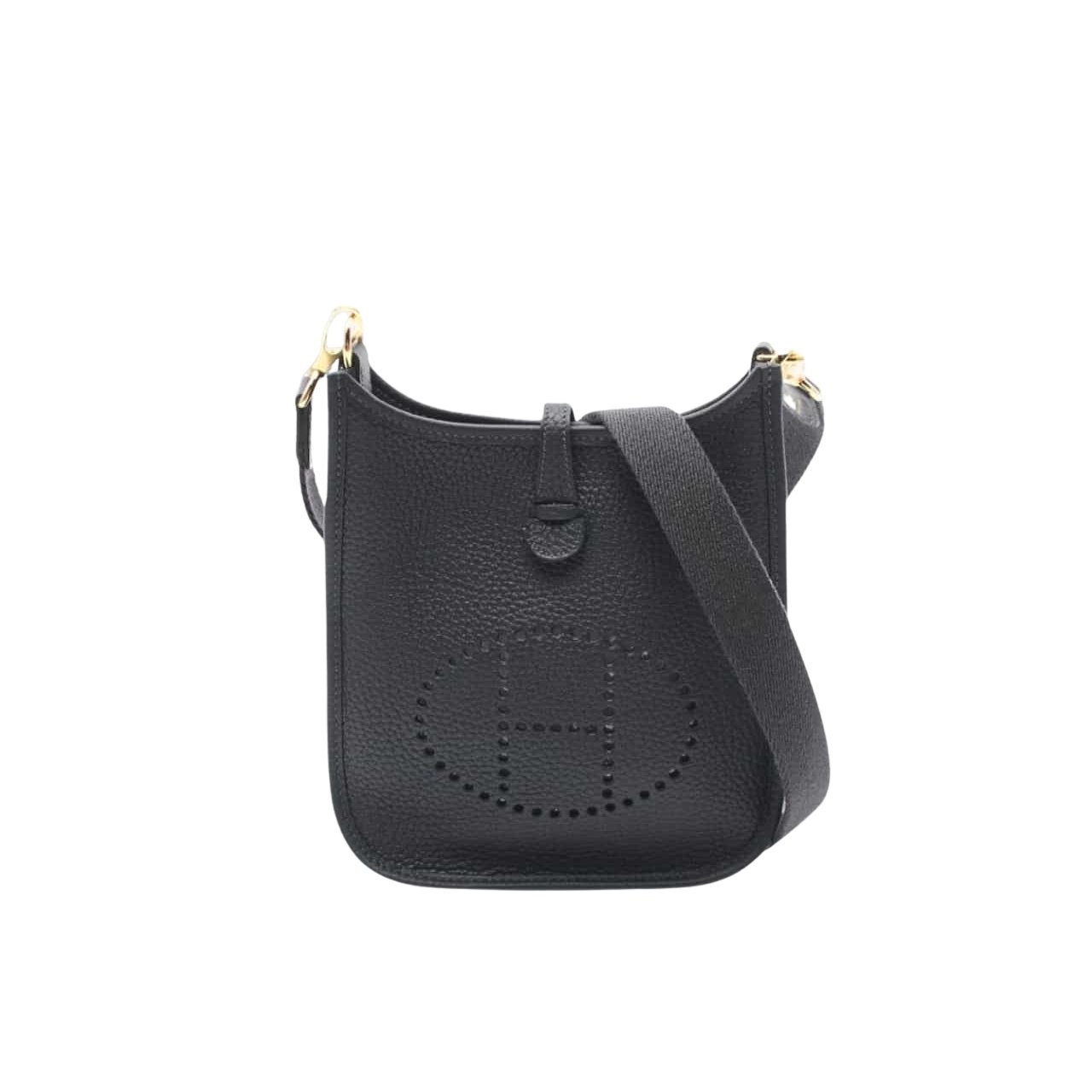 Thumbnail-67-1 Hermes Evelyne Amazone Bag Noir 17cm H069426CKAV - Image 1
