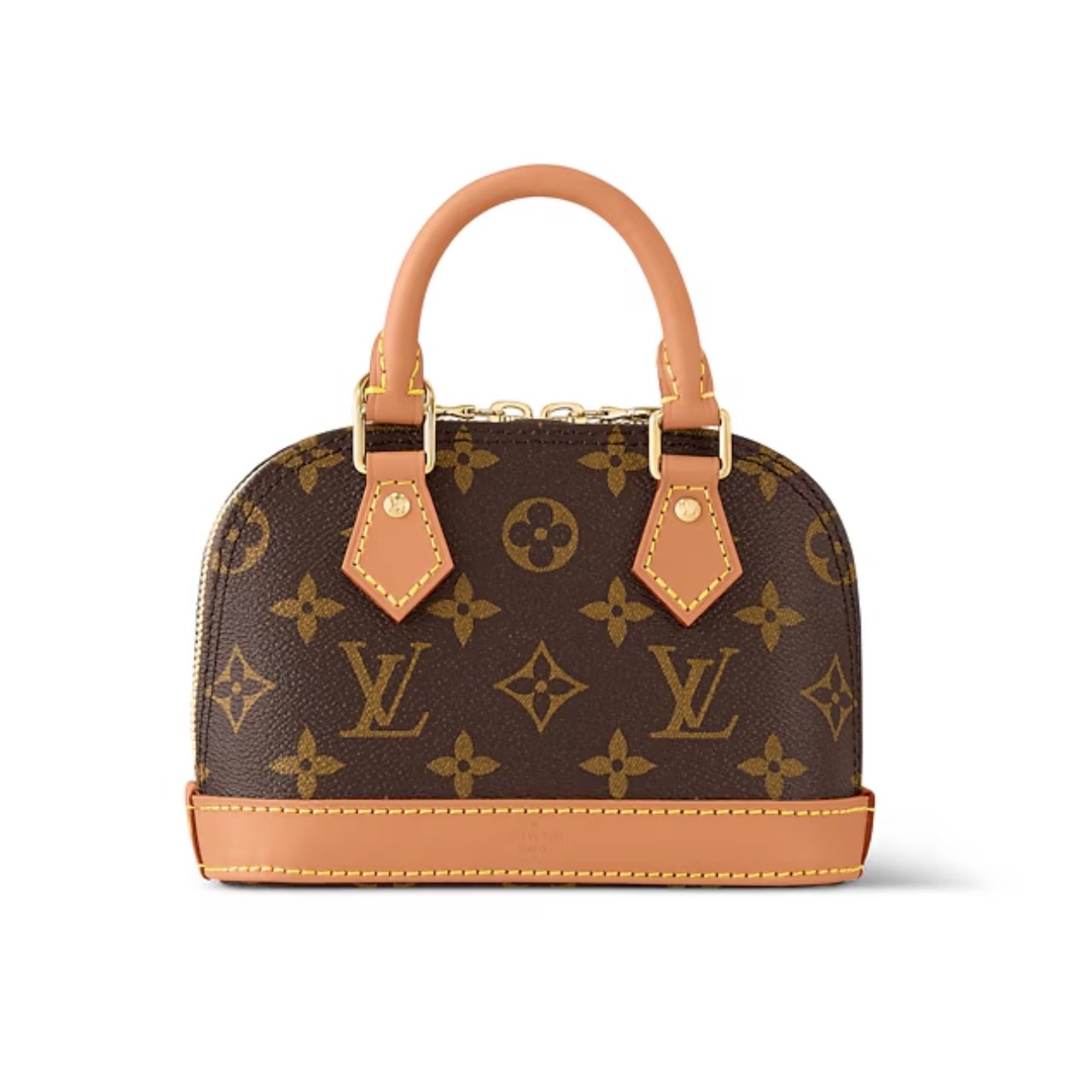 Thumbnail-7-6 Louis Vuitton Alma Nano Bag Monogram Brown 18Cm M82717 - Image 1