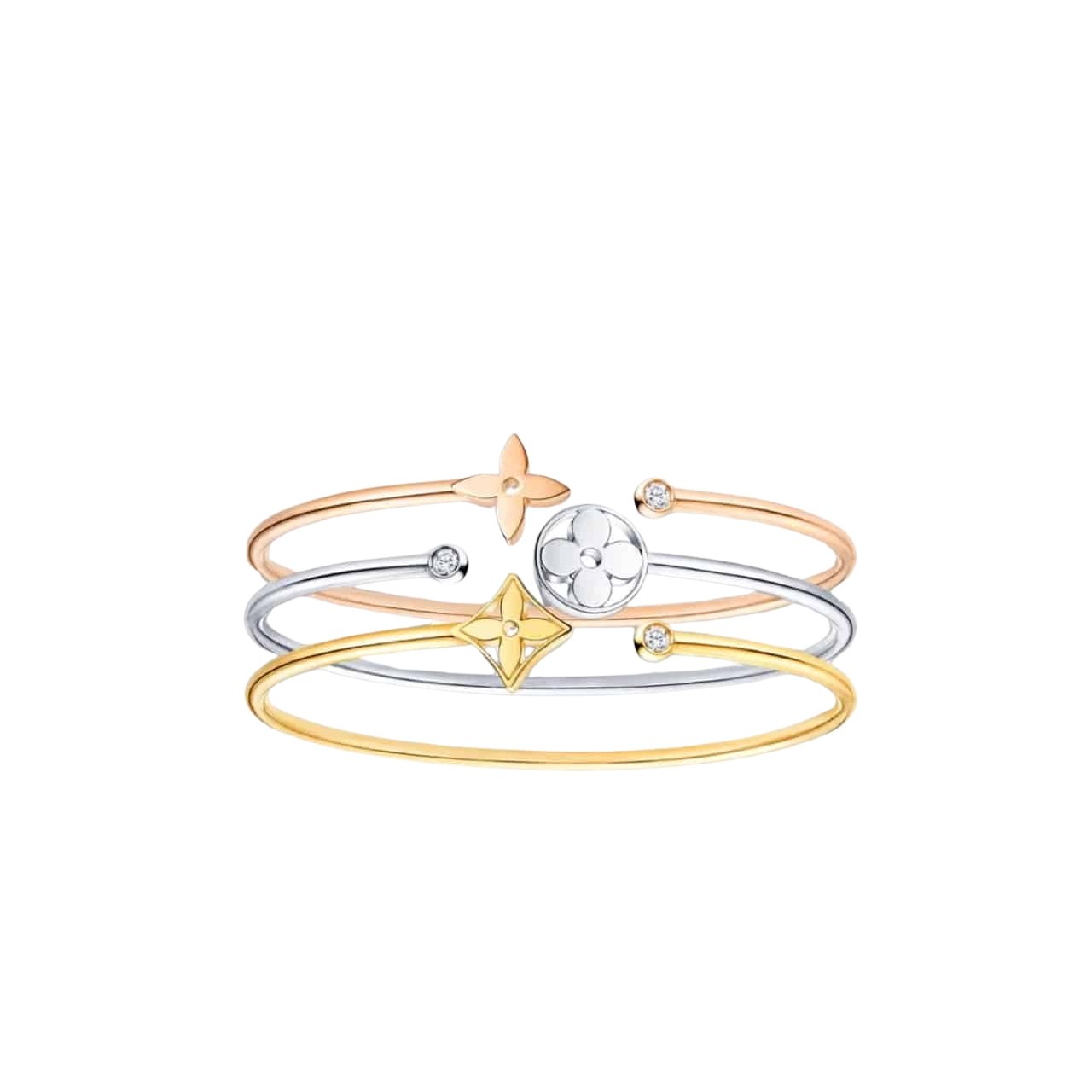 Thumbnail-84 Louis Vuitton Idylle Blossom Twist Bracelet Q95532 - Image 1