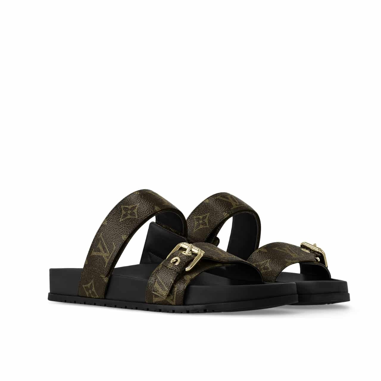 Untitled-1280-x-1280-px Louis Vuitton Bomdia Flat Mule Brown 1A3R5M - Image 1