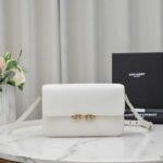Saint Laurent Le Maillon Satchel Smooth Blanc Vintage 24Cm 6497952R20W9207 - Image 2