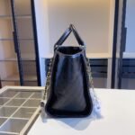 Chanel Deauville Large Shopping Bag Black 38Cm - Image 3