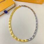 Louis Vuitton Monogram Tied Up Necklace Gold And Silver - Image 2