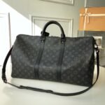 Louis Vuitton Keepall Bandouliere 55 Monogram Eclipse Canvas 55cm LV M40605 - Image 2
