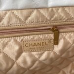 Chanel 22 Handbag White 42Cm AS3261 - Image 5
