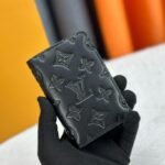 Louis Vuitton Pocket Organizer In Black Monogram Shadow Calfskin 11cm LV M62899 - Image 2