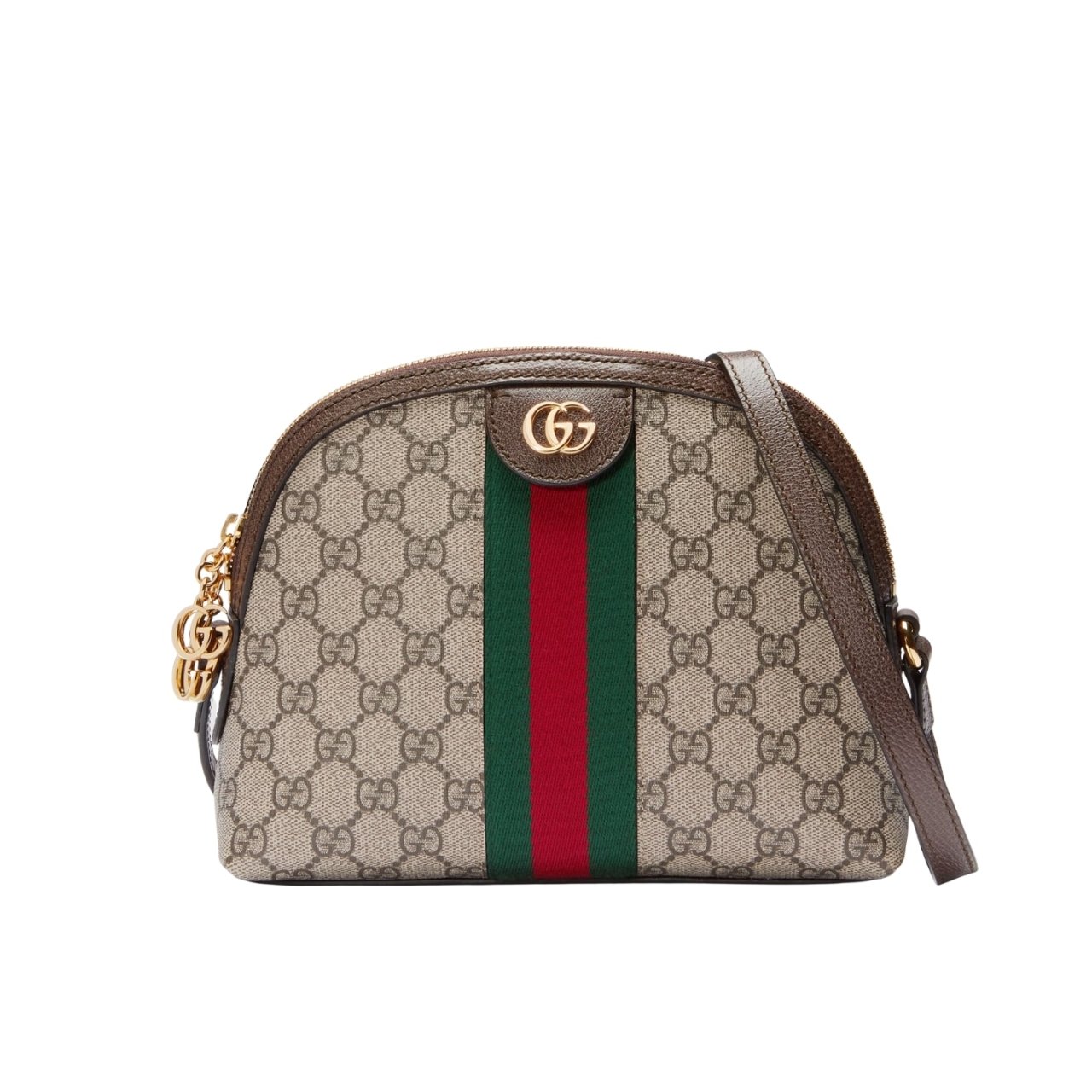 vel-4-1-1 Gucci Ophidia Small Shoulder GG Supreme Beige Ebony 23Cm 499621 K05NG 8745 - Image 1