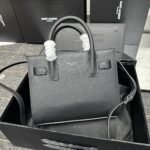 Saint Laurent Sac De Jour Baby In Grained Black 26Cm - Image 2